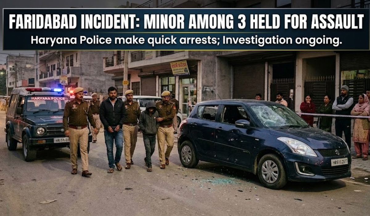 Faridabad Incident: Minor Among 3 Held for Assault