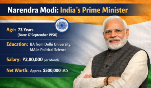 Narendra Modi: India’s Prime Minister, Age, Education, Salary, Net Worth, Religion & Wife