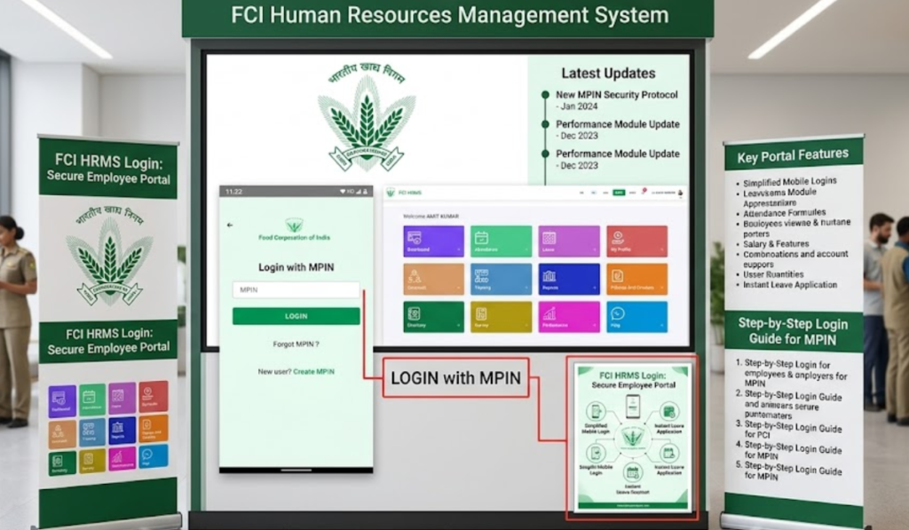 FCI HRMS Login