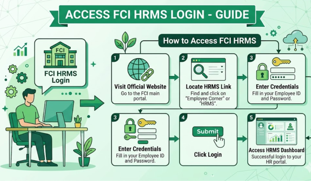 FCI HRMS Login