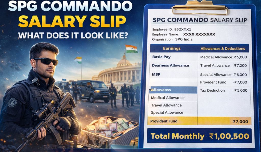 spg commando salary