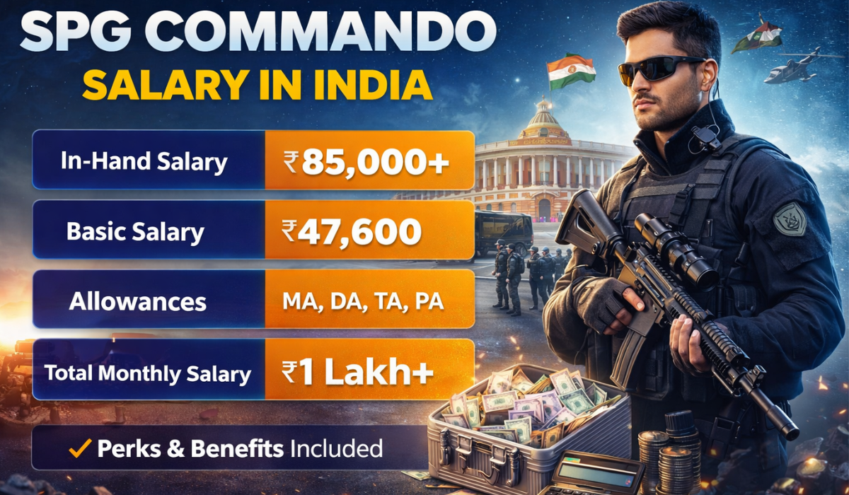 spg commando salary