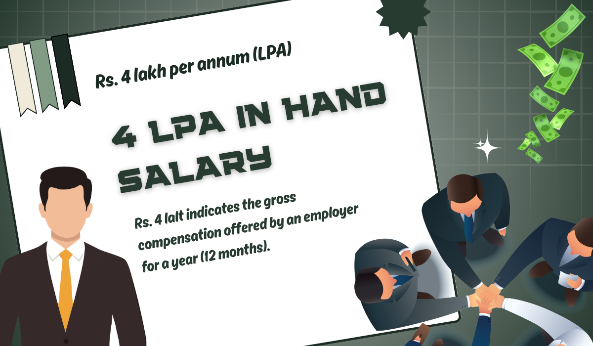 4 LPA In Hand Salary