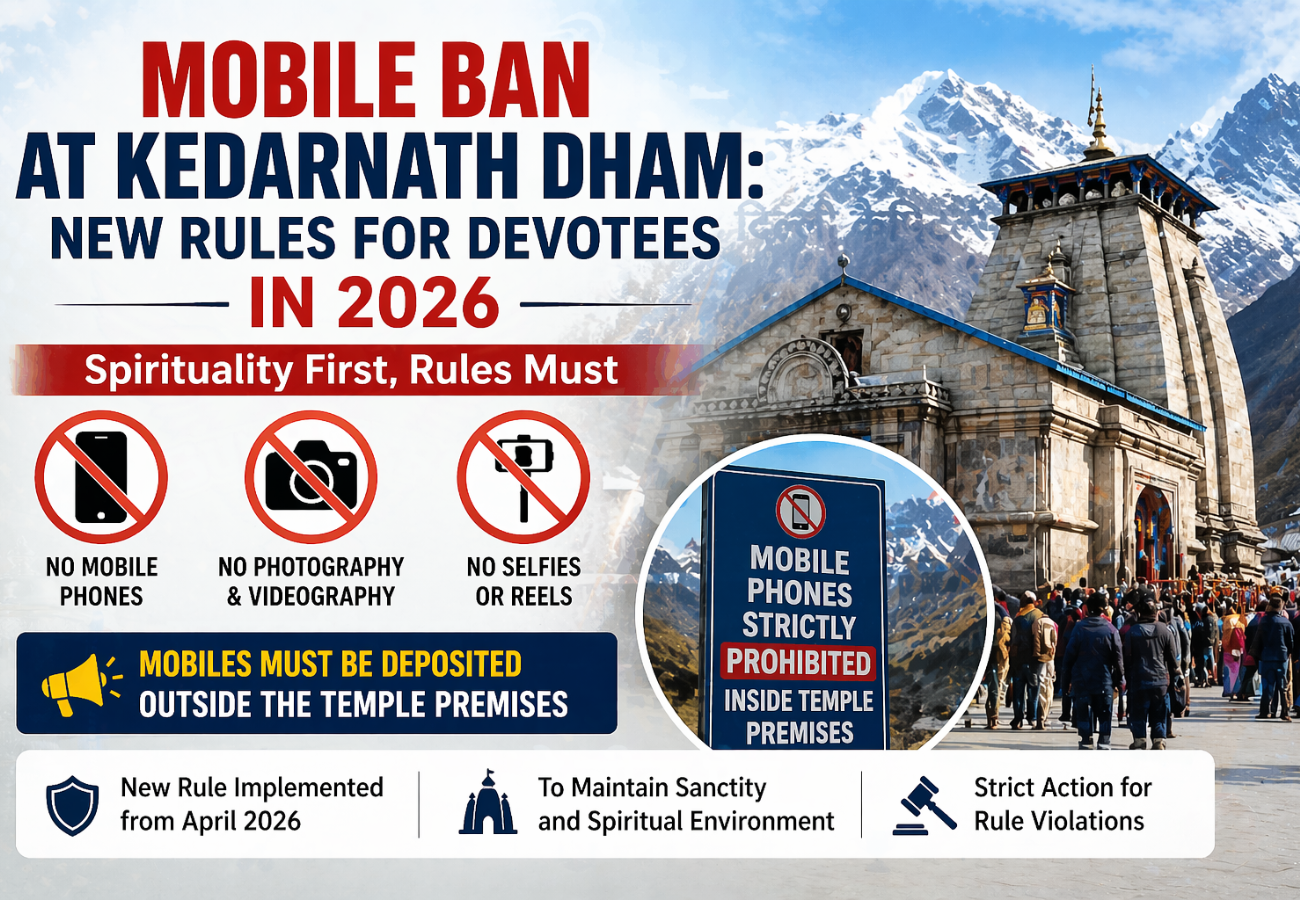 Mobile Ban At Kedarnath Dham