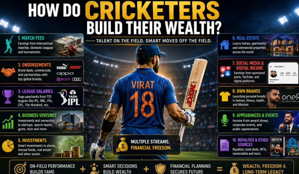 Top 10 Richest Cricketers in the World